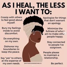 a poster with the words as heal, the less i want to know about it