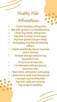 #affirmations #affirmationpositive #hair #hairgoals Hair Growing Affirmations, Black Hair Affirmations, Affirmations For Beautiful Hair, Healthy Hair Affirmations, Morning Affirmations For Women, Long Hair Affirmations, Height Affirmations, Hair Affirmations, Powerful Femininity