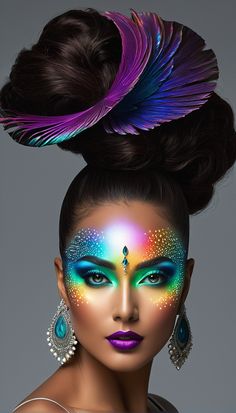 Art Of Beauty, Crazy Hair, Create Art, Image Generator, Mad Hatter, Social Media Posts, Creating Art, Makeup Nails, Face Paint