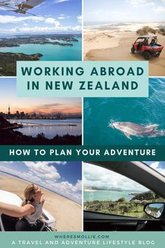 the front cover of a 3 - day road trip itinerary in northland, new zealand