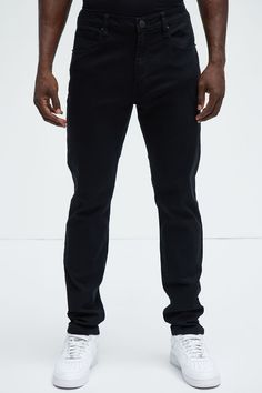 Available In Black, Charcoal, Khaki, Royal Blue, Red, Navy, Grey And Light Blue Model Height: 6'2 - Waist: 32 - Wearing Large Big & Tall: Height 6'3 - Waist 42 - Wearing XXXL Button Closure Zip Fly 5-Pocket Detail Skinny Fit 32' Inseam 98% Cotton 2% Spandex Imported | Mens Mac Chino Skinny 5 Pocket Pants in Black size 36 by Fashion Nova Tall Height, Navy Grey, Pocket Pants, Big & Tall, Pocket Detail, Chinos Pants, Black Charcoal, Model Height, Black Pants