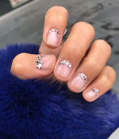 Nagellack Trends, Squoval Nails, Manicure Gel, Easy Nails, Short Nails Art, Super Nails, Ideas Nails, Trendy Nail Art, Trendy Nail Design