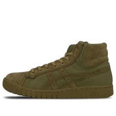 Sasquatchfabri x Asics Unisex Gel-PTG MT Sneakers Green HK732-8686 (SNKR/Skate/Casual/Non-Slip/High Top/Crossover/Wear-resistant) Asics High-top Leather Sneakers, Asics Leather High-top Sneakers, Rugged High-top Sneakers For Sports, Khaki Sneakers With Rubber Sole For Outdoor Activities, Khaki Sneakers With Rubber Sole For Outdoor, Asics Lace-up Sneakers For Outdoor Activities, Asics Leather Outdoor Sneakers, Khaki Lace-up High-top Sneakers With Rubber Sole, Asics Sneakers For Outdoor Activities With Round Toe