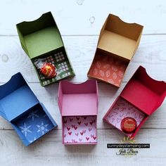 Simple Treat Box • Sunny Day Stamping Easy Treats, Treat Box, Christmas Gift Box, Treat Boxes, Sunny Days, Gift Box, Craft Ideas, Christmas Gifts, Christmas