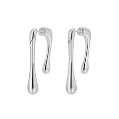 PRICES MAY VARY. Silver Earrings for Women: Elevate your style with our exquisite collection of silver earrings for women. Crafted with precision and elegance, these earrings are perfect for both casual and formal occasions. Asymmetrical Earrings: Make a fashion statement with our unique asymmetrical earrings. These mismatched earrings feature a unique water drop design, making them stand out from the crowd. Big Silver Earrings: If you adore bold jewelry, check out our collection of large silver Silver Single Drop Earring As Gift, Modern Silver Teardrop Linear Earrings, Trendy Silver Drop Earrings, Modern Silver Drop Earring Set, Silver Drop Earrings Minimalist Style, Trendy Silver Dangle Teardrop Earrings, Modern Silver Linear Drop Earrings, Trendy Silver Long Drop Earrings, Modern Silver Long Drop Hoop Earrings