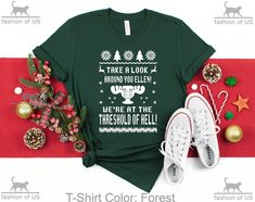 Take A Look Around We're at the Threshold of Hell Shirt | Etsy Christmas In The Cabins T Shirts, Ellen Griswold Skirt, Christmas Shirts Vinyl Griswold, Christmas Vacation Svg Shirts, Clark Griswold Costume Toddler, National Lampoon Christmas Shirts, National Lampoons Christmas Vacation Shirts, Forest Fashion, National Lampoon's Christmas Vacation