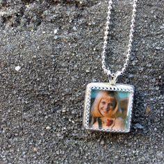 Our sterling silver custom photo jewelry is the perfect gift idea -- or even a special treat for yourself. Photo pendants keep your loved ones close to your heart so you can take them with you wherever you go. This petite square sterling silver photo pendant is perfect for closeup portraits. Heirloom Quality Craftsmanship: Photographs will be professionally printed and hand cut then set under a domed glass cabochon that lightly magnifies the images for better viewing. Most photo jewelry is put t Necklace Photo, Photo Pendant, Photo Necklace, Owl Jewelry, Image Fun, Tiffany Style, Victorian Jewelry, Animal Jewelry, Photo Jewelry