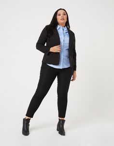 td {border: 1px solid #ccc;}br {mso-data-placement:same-cell;} Keep it classy in the Curve Button Down Blouse! The smart-casual top features a wide folded-down collar, functional buttons down the center, a real pocket on the left side chest, and long sleeves with wide hems. This is an easy top to wear to the office, or to meetings, interviews, or presentations. Simply pair it with a pair of slacks for an easy look that's both functional and cute! td {border: 1px solid #ccc;}br {mso-data-placemen Masc Outfits For Women Plus Size, Fitted Tops With Buttoned Pockets And Lapel Collar, Business Casual Long Sleeve Blouse With Hidden Buttons, Tailored Office Tops With Pockets, Formal Long Sleeve Tops With Buttoned Pockets, Workwear Lapel Collar Single Breasted Blouse, Single Breasted Blouse For Work, Workwear Blouse With Single Breasted Lapel Collar, Business Blazer With Buttoned Pockets And Long Sleeves