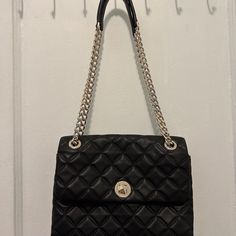 Leather Shoulder/Crossbody Bag Kate Spade Bag, Kate Spade, Crossbody Bag, Bag Lady, Women Shopping, Leather, Gold, Black, Color