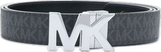 Black Leather Belt With Silver-tone Logo Plaque, Designer Black Belts With Logo Hardware, Modern Black Belt With Logo Hardware, Classic Black Belt With Logo Hardware, Black Leather Belt Buckle With Logo Hardware, Modern Black Belts With Silver-tone Logo, Elegant Black Belt Buckles With Metal Logo, Black Leather Belts With Logo Hardware, Modern Black Belts With Silver-tone Logo Plaque