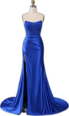 Blue Prom Dresses Mermaid, Long Corset, Royal Blue Prom Dress, Corset Prom Dress, Prom Dress Mermaid, Royal Blue Prom, Royal Blue Prom Dresses, Corset Dress Prom, Blue Mermaid