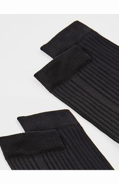 Silky and ribbed, these breathable Italian-made crew socks indulge your feet in luxe comfort. Pack of two assorted pairs Viscose/polyamide/elastane Machine wash, line dry Made in Italy Black Knee-high Nylon Socks, Black Stretch Nylon Knee-high Socks, Black Mid-calf Socks, Black Ribbed Stretch Socks, Black Stretch Ribbed Socks, Fitted Nylon Elegant Socks, Fitted Black Ribbed Socks, Crew Socks, In Italy