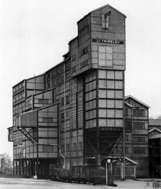 black and white photograph of an old building