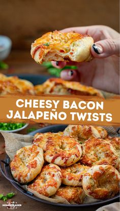 cheesy bacon jalapeno twists are the perfect appetizer for any party