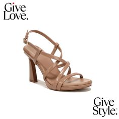 in stock Luxury Strappy Sandals For Spring, Classic Leather Strappy Heels, Classic Strappy Leather Heels, Chic Leather Strappy Heels, Chic Strappy Leather Heels, Chic Leather Strappy Sandals, Designer Leather Strappy Sandals, Party Sandals With Penny Strap And High Heel, Party High Heel Sandals With Penny Strap