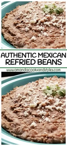 an image of mexican refried beans recipe