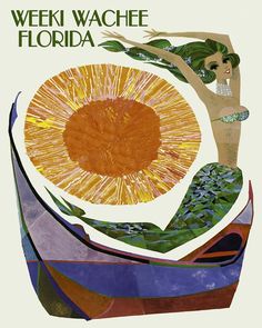 an image of a poster with the words, week wache florida written on it