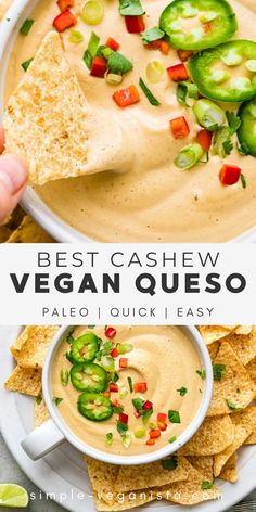 the best cashew vegan quesadilla recipe is made with only three ingredients