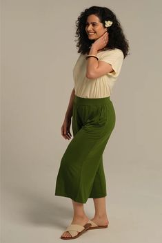 Pocket Culottes - Garden | Bamboo Body