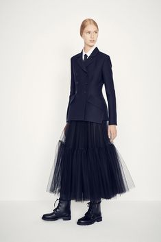 Doir Fashion, Dior 2019, Black Tulle Skirt, Tule Rok, Mode Chanel, Maria Grazia Chiuri, Maria Grazia, Black Tulle