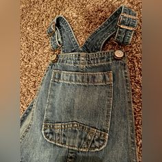 Soft, Adorable And Like New. Washed Only, Never Worn. Gap Denim, Denim Overalls, Kids Bottoms, Jumpsuit Romper, Gap, Overalls, Color Blue, Jumpsuit, Rompers