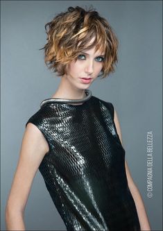 Cute trendy hairstyle ideas | Easy hairstyle ideas Hairstyle Ideas Easy, Hairstyle For Women, Curly Pixie Hairstyles, Short Shaggy Haircuts, Stylish Short Hair, Wavy Bob Hairstyles, Spiked Hair, Super Short Hair