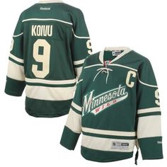 Youth Minnesota Wild Mikko Koivu Reebok Green Name and Number Premier Hockey Jersey Green Name, Hockey Girl, Minnesota Wild, Kids Gear, National Hockey League, Hockey Jersey, Nhl, Minnesota