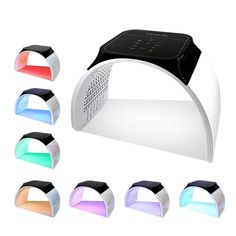 PRICES MAY VARY. 【Premium and Professional】The led lightface tools for skincare is made of high-quality material and exquisite technology, which is BPA free, skin friendly, comfortable grip, giving the great care for you skin. It is the ideal equipment for spa, beauty and skin care. 【7 Spectra Skin Care Machine】This commercial skin care machine includes seven different spectrums: red light, blue light, green light, red green light, red blue light, green cyan light, blue red light, which are used Facial Equipment, Led Light Facial, Skin Care At Home, Lash Bar, Mask Light, Led Face Mask, Face Tools, Spa Facial, Skin Care Devices