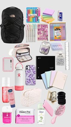 remaking all my old posts !! - back to school supplies > emergency kit School Backpacks Essentials, Back To School Backpacks Essentials, Backpacks Essentials, Preppy Back To School Supplies, School Bag Organization, Middle School Supplies, Middle School Essentials, School Backpack Essentials, Preppy School Supplies