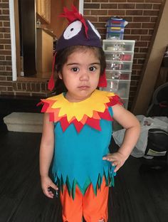 Moana Hei Hei HeiHei Rooster/Chicken Costume for Infants Moana And Hei Hei Costume, Diy Hei Hei Costume, Hey Hei Costume, Hey Hey Moana Chicken Costume, Moana Villagers Costumes, Te Fiti Costume, Pig Halloween Costume, Moana Halloween Costume, Halloween Costumes For Big Kids