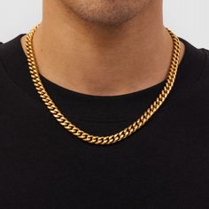 Strong as one. Unstoppable together. The Cuban is a staple of any strong collection—No other piece sends a stronger message. Double up to demand a lasting first impression. SAVE over 10% investing in a set ✓ 18K Gold & 316L Stainless Steel✓ Water, Heat, Sweat Resistant✓ Hypoallergenic (No Green Skin) Ice Necklace, Gold Cuban Link Chain, Country Rings, Miami Cuban Link Chain, Green Skin, Miami Cuban, Double Up, Cuban Link Chain, Pearl Gemstone