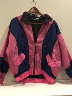 Vintage 80s 90s Athletic Works Nylon Windbreaker Bomber Women's Jacket L. Condition is Pre-owned. Shipped with USPS Priority Mail. Running Gear, Orange Pink, Priority Mail, Women's Jacket, Pink And Orange, Blue And Purple, Rain Jacket, Jackets For Women, Orange