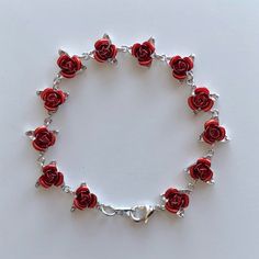 Red Jewlrey Aesthetic, Caraval Scarlett, Scarlett Dragna, Kawaii Bracelet, Red Jewellery, Stephanie Garber, Dragon Earrings, Red Accessories, Prom Jewelry