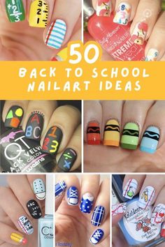 Back To School Nails, Tie Dye Nails, Hard Nails, Spring Nail Designs