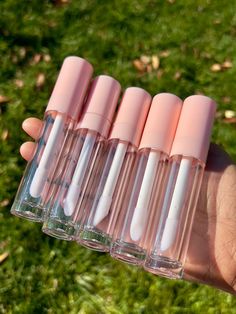 10% off any 2 items | 20% off any 5 items | 30% off any 10 items Chubby Pink Lipgloss Tubes | Round  10 pack XL thick applicator  Double wall, thick plastic lip gloss tubes. Includes full set of tubes with tops and inner rings. 9 ML High Quality, BPA Free  Need glitter or instruments to fill tubes? Check out my store for the accessories! USPS First Class for quantities of 10.  Quantities of 20, 50 and 100 ship priority mail, fully insured. No cancellations, all sales final.  No returns due to th Lip Gloss Bottle, Lip Gloss Packaging, Lipgloss Tubes, Pink Lipgloss, Lip Gloss Homemade, Fav Products, Lip Oils, Lip Therapy, Pink Lip Gloss