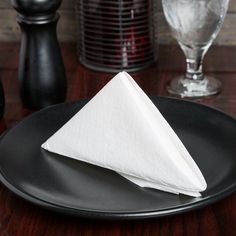 Offer your guests high-end comfort at an economical price with this Choice linen-feel white napkin! Made of high-quality DRC paper, this 1/4 fold napkin offers resiliency and a super-soft feel. The ultra-ply paper is extremely absorbent and built to withstand heavy messes. With the ability to do the work of a stack of standard paper napkins, just one linen-feel napkin is strong enough to make it through an entire meal.   Plus, the upscale look adds style and sophistication to any table setting. White Dinner, White Napkins, Napkin Folding, Event Catering, Dinner Napkins, Make It Through, Color Of The Year, Paper Napkins, White Linen