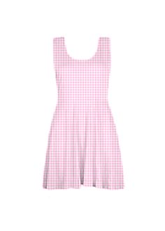 Casual Fitted Gingham Dress, Fitted Gingham Knee-length Mini Dress, Fitted Gingham Sleeveless Sundress, Fitted Gingham Sundress, Fitted Gingham Mini Dress Casual, Fitted Casual Gingham Mini Dress, Casual Fitted Gingham Mini Dress, Fitted Sleeveless Gingham Mini Dress, Full Circle Skirt