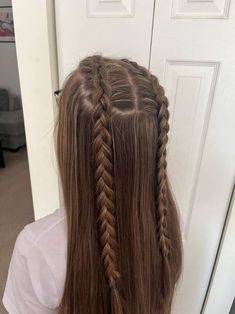 Cute Hairstyles Curled Hair, Curly Braided Hairstyles, Braided Hairdo, Easy Hairstyles For School, School Hair, Mens Braids Hairstyles, Hair Stylies, Natural Hair Braids