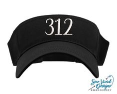 Save 20% off your first purchase by signing up at https://signup.sewvividdesigns.comThis lightweight and comfortable visor features your area code, zip code or airport code embroidered on your choice of visor. For more font options, send me a message and we will find the perfect font for you!Visor featured in photo: BlackArea Co Color in photo: WhiteDirections for ordering: 1. Choose visor color2. Choose monogram color3. Place your initials in FIRST, LAST, MIDDLE order in Personalization section Baseball Mom Hat, Custom Embroidered Hats, Mimi Gift, Nana Grandma, Distressed Baseball Cap, Mom Hats, New Grandma, Nana Gifts, Sport Hat