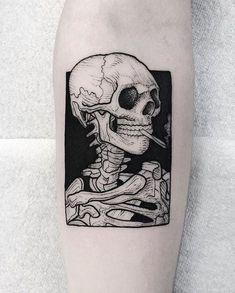 Van Gogh Tattoo, Grunge Tattoo, Tattoo Filler, Skeleton Tattoos, Inspiration Tattoos, Back Tattoo Women, Back Tattoos, Skull Tattoos, Dope Tattoos