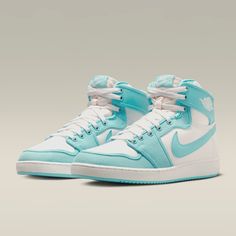 Sold Out Online Air Jordan 1 Ko Bleached Aqua Blue Size Mens 5.5./Women's 7.5 These Are New In Box And Never Worn. They Were The Wrong Size And I Couldn't Return Them. Light Blue High-top Sneakers With Translucent Outsole, Nike Light Blue High-top Sneakers Casual, Nike High-top Sneakers In Light Blue Casual Style, Nike Light Blue Casual High-top Sneakers, Nike Casual High-top Sneakers In Light Blue, Casual Nike High-top Sneakers In Light Blue, Western Wear Outfits, Cute Nike Shoes, Cute Nikes