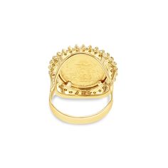 ♥ Ring Information ♥ Main Stone: DiamondsApprox. Diamond Carat Weight: .66cttwDiamond Color: HDiamond Clarity: SI1/SI2 Band Metal: 14k Yellow GoldWidth: 24MM Weight: 10 grams Please message me if you need a different size♥ Coin Information ♥ Coin Information: 1/10OZ Fine GoldCoin Metal: 22k Fine GoldDenomination: $5Precious Metal Content: 1/10OZ Fine GoldObverse: Lady Liberty Holding a TorchReverse: Bald Eagles Year: Varies Halo 1, Black Beads Mangalsutra, Black Beads Mangalsutra Design, Bald Eagles, Band Metal, Mangalsutra Designs, Lady Liberty, Ring With Diamond, Coin Ring