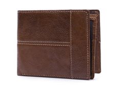 Product information : Material: leather Leather features: the first layer of cowhide Money fold: 20% off Opening method: open Internal structure of packet: hidden compartment, big bill folder, photo slot, change slot, certificate slot, card slot and key slot. Color: brown Size Information: Size: width 11.5CM/ height /9.5CM Packing list: Wallet *1 Bill Folder, Folding Money, Simple Wallet, Money Purse, Hidden Compartments, Short Wallet, Id Holder, Packing List, Cut And Style