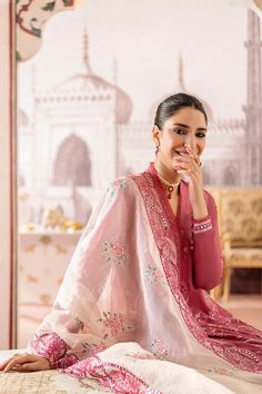 Cross Stitch Pink Pakistani Dress Causal Fabric: LawnColor: PinkWork Details: Embroidered 3PC Set Includes: Shirt: Dyed Embroidered Lawn Front Trouser: Dyed Cambric Trouser Dupatta: Net Embroidered Dupatta This elegant 3-piece ensemble features a beautifully crafted dyed embroidered lawn front shirt, paired with comfortable dyed cambric trousers. The outfit is perfectly complemented by a net embroidered dupatta, adding a touch of grace and sophistication to your overall look. Enjoy the timeless Pink Pakistani Dress, Lawn Suit, Elegant Attire, Embroidered Dupatta, Pakistani Dress, Lawn Suits, Fabric Stores Online, Designer Suits, Photographic Lighting