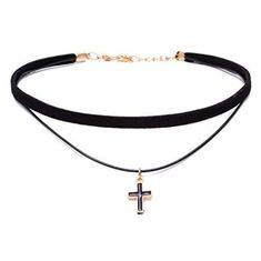 Layered Choker Necklace With Cross Make An Offer Or Bundle For Huge Discount Cross Necklace Choker, Necklace With Cross, Hot Topic Jewelry, Layered Choker Necklace, Layered Chokers, Necklace Choker, Hot Topic, Womens Jewelry Necklace, Cross Necklace