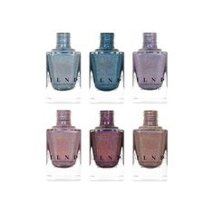 Fall Into Winter Collection Ilnp Nail Polish, Fall Into Winter, Winter Nail Polish, Boutique Nails, Purple Acrylic Nails, Purple Acrylic, Holographic Nail Polish, Premium Colors, Black Orchid