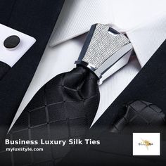 Check out this product 😍 Business Luxury Silk Ties 😍 by my LUX style starting at $29.99. Suit Tuxedo, Groom Accessories, Necktie Set, Designer Ties, Ties For Men, Unique Ties, Fathers Day Sale, Wedding Accessory, Cufflink Set