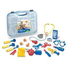 the pretend doctor playset is packed with tools