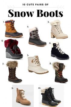 Best Snow Boots Woman, Winter Boots Aesthetic, Trendy Winter Boots, Winter Boots Women Snow, Cute Snow Boots, Snow Boots For Men, Stylish Snow Boots