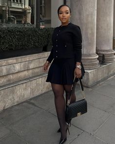 Black Girls Old Money Outfits, Quiana Watson Outfits, Tie Outfit Black Women, Curvy Corporate Work Outfits, Black Women Corporate Outfits, Black Woman Classy Outfits, Corporate Girl Black Woman, Corporate Outfits Black Women, Old Money Aesthetic Plus Size